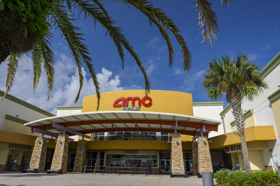 AMC theater on September 22, 2017 in Altamonte Springs, Florida. Editorial credit: Miosotis_Jade / Shutterstock.com, licensed.