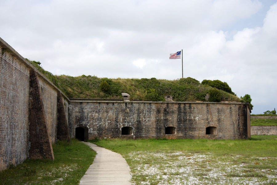 Nature and history mingle at majestic Fort Clinch State Park, where visitors can explore miles of beaches and trails as well as a Civil War fort on beautiful Amelia Island.