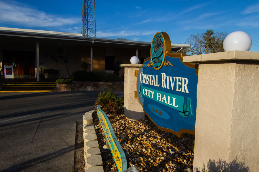 Crystal River city hall Crystal River, Florida on December 28, 2020. Photo credit: Paulo Almeida Photography / Shutterstock.com, licensed.