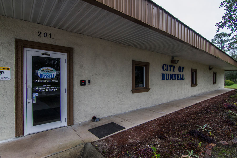 City of Bunnell Administrative offices at City Hall. Editorial credit: Paulo Almeida Photography / Shutterstock.com, licensed.