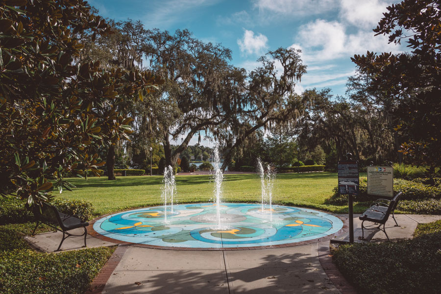 An interactive water play area in the city of Casselberry Florida. Photo credit ShutterStock.com, licensed.