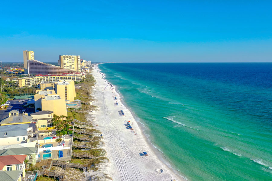 Beach views from Miramar Beach Florida. Photo credit ShutterStock.com, licensed.