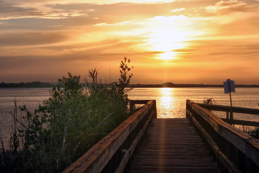 The  boardwalk at Ponce Inlet in New Smyrna Beach Florida. Photo credit ShutterStock.com, licensed.