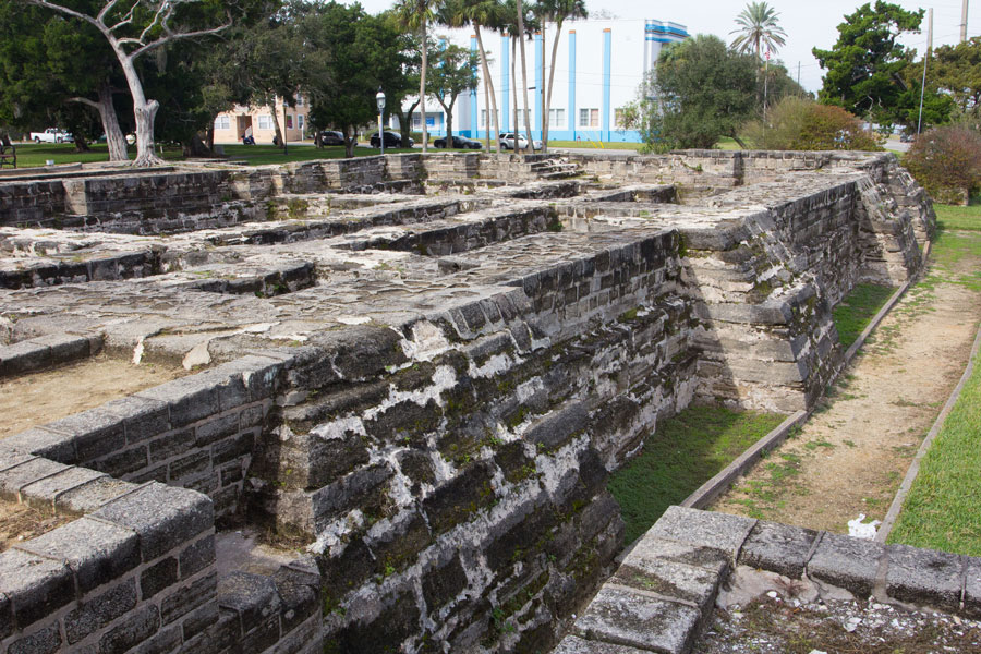 Old Fort Park, in New Smyrna Beach, the site of Fort Pierce, a military installation constructed by the U.S. Army in Florida with the purpose of being a main supply depot for the army during the Second Seminole War.