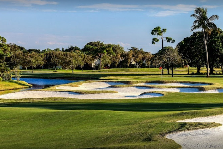 Palm Beach Gardens Golf Course, a challenging course carved out of the beautiful Loxahatchee Nature Preserve.