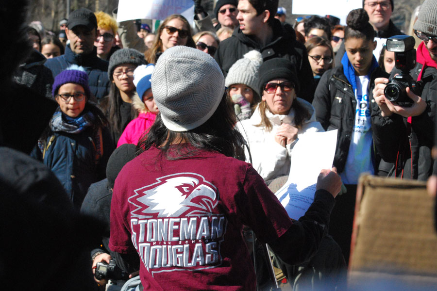 American Gun Violence Protest from Stoneman Douglas High School, Parkland Florida. File photo: Louis Roth, Shutterstock.com, licensed.