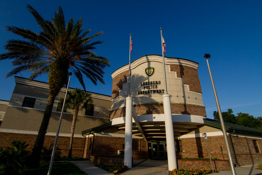  The City of Leesburg Florida Police Station on May 22, 2019. 