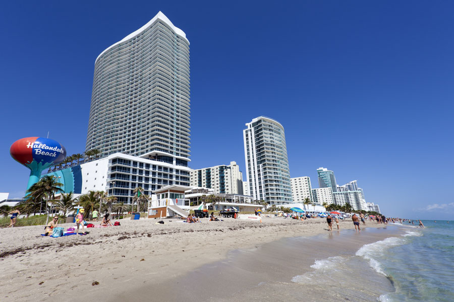 A beautiful sand beach in Hallandale Beach, Florida, on March 11, 2017. File photo: Philip Lange, Shutterstock.com, licensed.