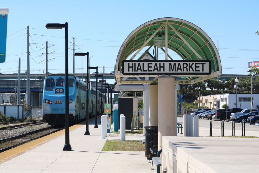 The Hialeah Market Train Station in Hialeah, Florida, on March 13, 2018. File photo: Tome 213, Shutterstock.com, licensed.