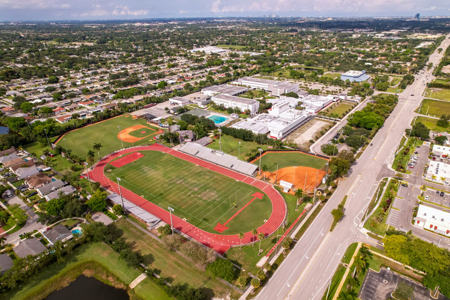 Cooper City High School in Broward County, Florida