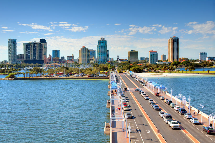 Skyline of St. Petersburg, Florida. File photo: ShutterStock.com, licensed.