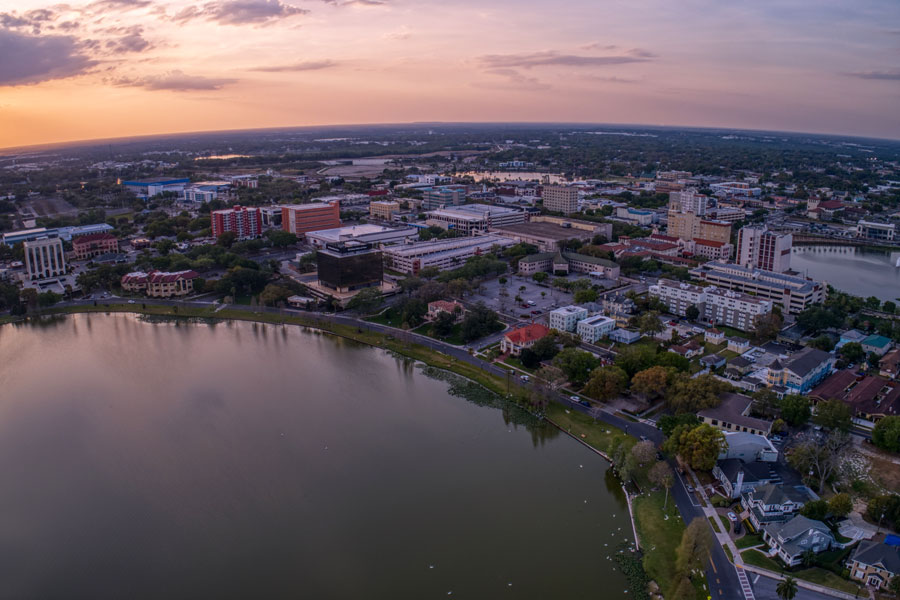 Lakeland is a small town in the interior region of Florida.