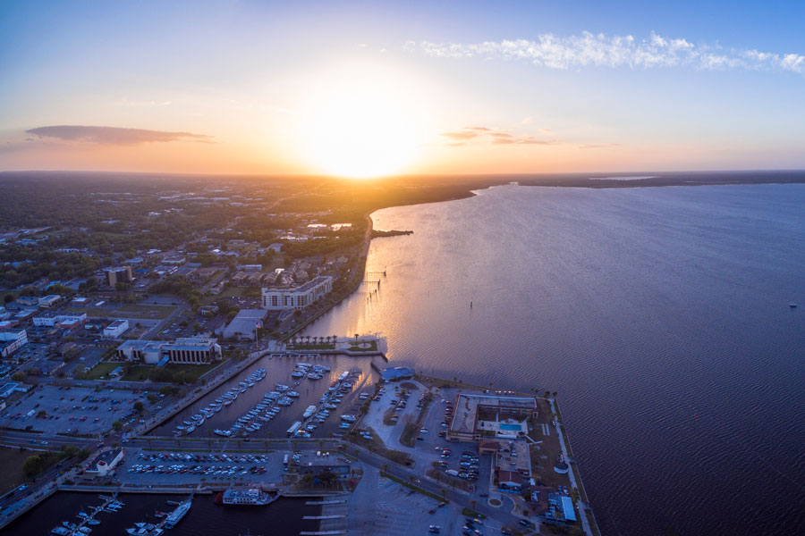 Lake Monroe in Sanford Florida