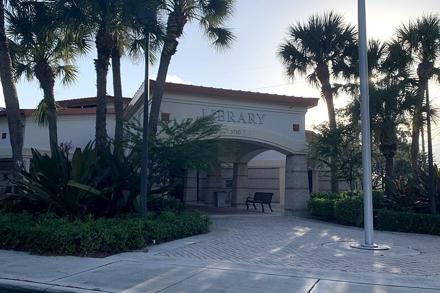 Greenacres Branch - Palm Beach County Library on September 6, 2021. 