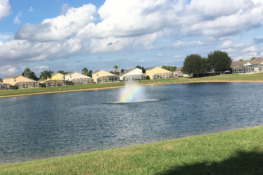 A residential community in nearby Davenport, Florida, two miles outside of northern Haines City, Florida. F