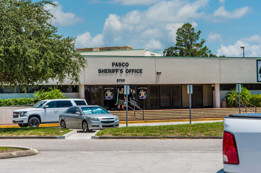 Exterior Of Pasco County Sheriffs Office.