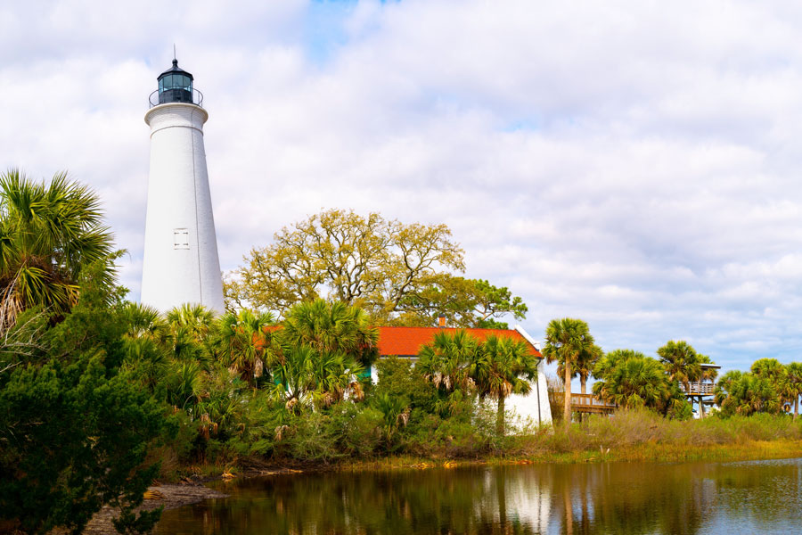 St Marks Lighthouse in the St. Marks National