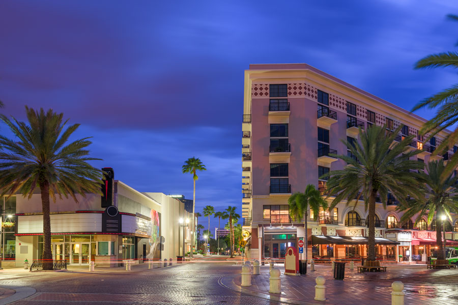 Clematis Street in West Palm Beach