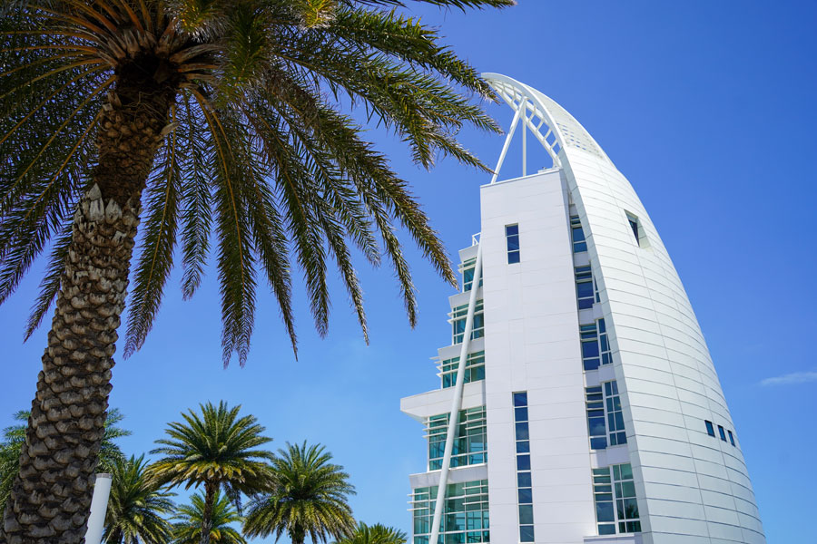 Exploration Tower near Port Canaveral