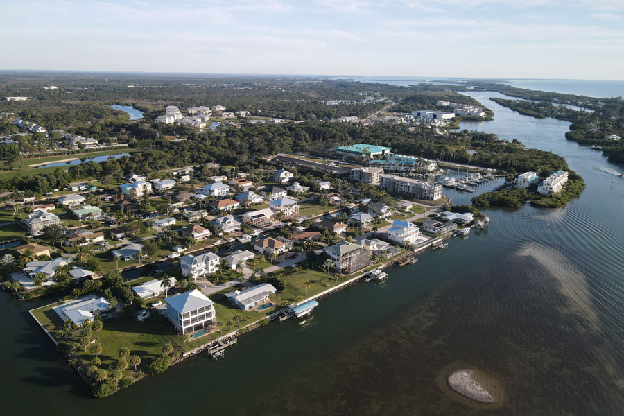 Nearby Cape Haze, known for its beautiful waterfront homes with irect access to bays, offering stunning views and often deeper water for boating.