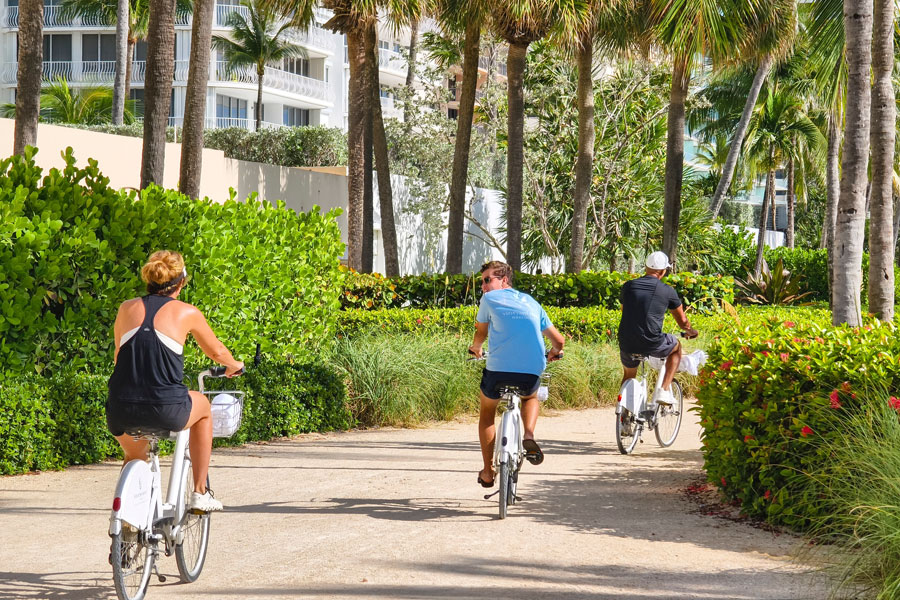 Atlantic Way jogging trail in Bal Harbour.