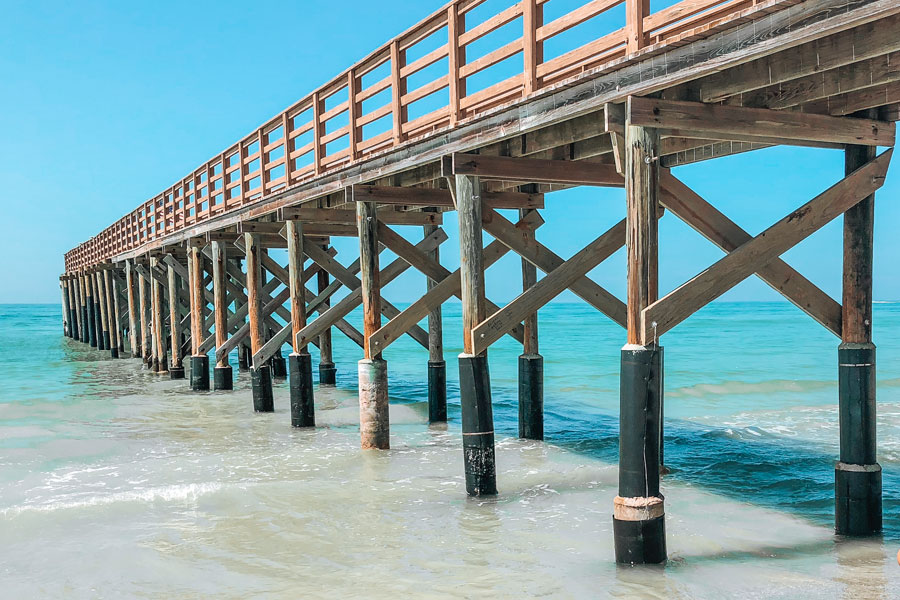 The pier in Redington Beach, Florida, historically known as the Redington Long Pier, was once a popular landmark on Florida's Gulf Coast. While the pier is no longer operational in its original capacity, it remains an iconic part of Redington Beach's history and a point of interest for visitors and locals alike. File photo: Rafaellsilveira, licensed.